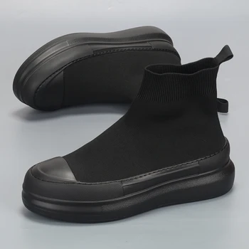 Летняя новая тканевая обувь Модный универсальный тренд Персонализированный Спортивный досуг Легкий удобный и дышащий Black Knight