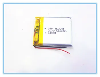 3,7 В, 650 мАч, [453641] PLIB; полимерный литий-ионный аккумулятор для видеорегистратора, GPS, mp3, mp4, мобильного телефона, динамика