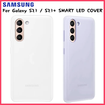 Samsung Original Smart LED Cover для Samsung Galaxy S21 + S21 Plus, S21Plus, чехол для телефона с эмоциональным светодиодным эффектом освещения