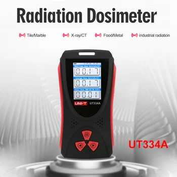 Дозиметр радиации UNI-T UT334A Тестер Дозы радиации Рентгеновский Бета-Гамма-Детектор Счетчик Гейгера Инструменты Детектора Радиации