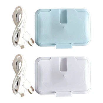 USB Портативный подогреватель детских салфеток, влажные салфетки для новорожденных, крышка нагревательной коробки для влажных салфеток