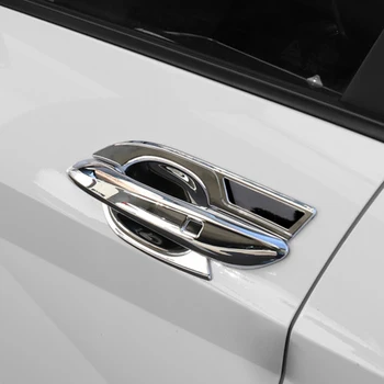 Глянцевый Черный Хром Серебристый Автомобильный Стайлинг Наружные Дверные Ручки Крышка Дверной Ручки Для Hyundai Elantra CN7 N Line 2020 2021 2022