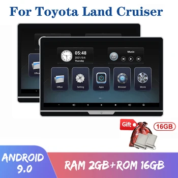 13,3-Дюймовый Монитор подголовника развлекательной системы заднего сиденья Android 9,0 для Toyota Land Cruiser 2006-2021 с HDMI/Netfliex/WiFi