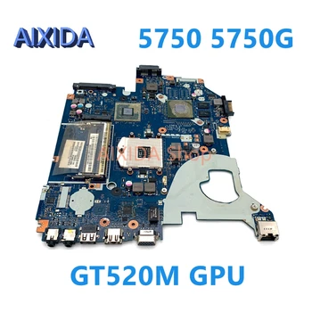 AIXIDA P5WE0 la-6901p MBRFF02005 Материнская плата для ноутбука Acer Aspire 5750 5750G основная плата GT520M 1G полный тест