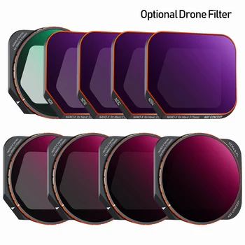 Концептуальный фильтр K & F для DJI Mavic 3 Classic Filter CPL/ND8/ND16/ND32/ND64/ND & PL Аксессуары для фильтров для камеры Дрона с зеленой пленкой