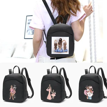 Мини-женский рюкзак с принтом мамы, Многофункциональный женский чехол для телефона, Женский школьный рюкзак, сумки через плечо, рюкзак для путешествий