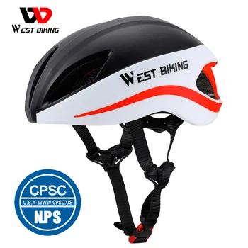 WEST BIKING Профессиональный Велосипедный шлем Ultra Light EPS Гоночный шлем MTB Дорожный Велосипед, Велосипедный шлем, Мужская Женская Защитная Кепка для велоспорта