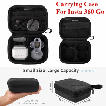 Портативная сумка для хранения для Insta360 Go, мини-сумочка, чехол для переноски, жесткий чехол, защитная коробка для аксессуаров Insta 360 Go