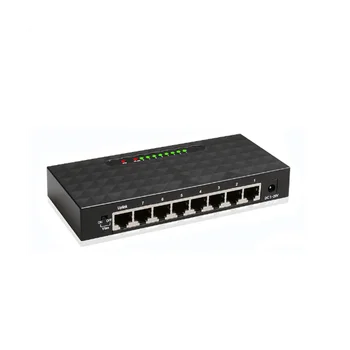 8-портовый Гигабитный коммутатор Ethernet Smart Switcher Высокопроизводительный сетевой коммутатор 1000 Мбит/с Концентратор RJ45 Интернет-инжектор EU Plug