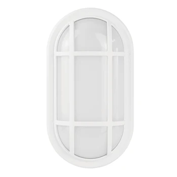 15 Вт Белый Овальный светодиодный светильник на переборке, IP65, 1400Лм, 2700 К / 6000 К, Настенный светильник, Идеально подходящий для помещений, улицы, ванной комнаты, прихожей
