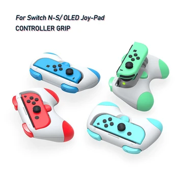 2 шт./кор., Милая Мультяшная ручка контроллера Для NS Joy-con Switch & Switch Oled ABS Материал, противоскользящие Аксессуары для геймпада, Подарок для ребенка