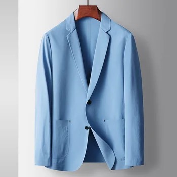 Z357- 2023, мужской костюм, тонкий повседневный солнцезащитный крем, эластичный маленький костюм, весенне-осенняя куртка single west