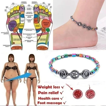 Магнитный браслет из Пентагтама с гематитом для женщин Pandor, ювелирные изделия для Похудения, Потеря веса, Энергетические Магниты, браслет, Силовая терапия