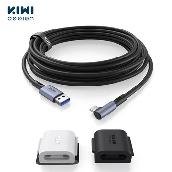 Дизайн KIWI USB3.0-соединительный кабель Type C для Oculus Quest 2 Аксессуары 16 футов/5 М Максимальная скорость передачи данных 5 Гбит/с USB C Кабель VR