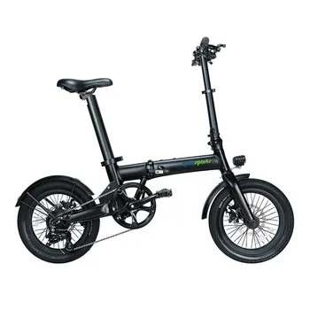 Электрический велосипед, складной автомобиль, 16-дюймовый Электрический велосипед с переменной скоростью, легкий и удобный