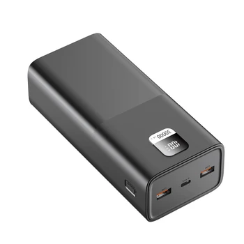 65 Вт 30000 мАч Pawerbank Портативное Зарядное Устройство для ноутбука Быстрая Зарядка USB C PD3.0 Аккумулятор для MacBook Dell XPS iPad iPhone 14/13/12