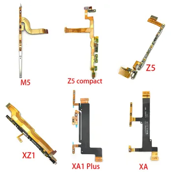 Новая Клавиша Включения/выключения Питания и Боковая кнопка регулировки громкости Гибкий Кабель Для Sony Xperia XA XA1 Plus XA2 Ultra XZ1 Z5 Compact M5 Запчасти Для Ремонта