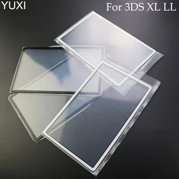 YUXI 10 шт. Для 3DS XL LL Черный, Белый Цвет, Верхняя Рамка Экрана, Крышка Объектива, Защитная Панель ЖК-экрана