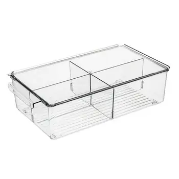 Прозрачные ящики-органайзеры для холодильника, Прозрачные Контейнеры для хранения продуктов для холодильника, Прозрачные Контейнеры для хранения овощей и фруктов с крышками или