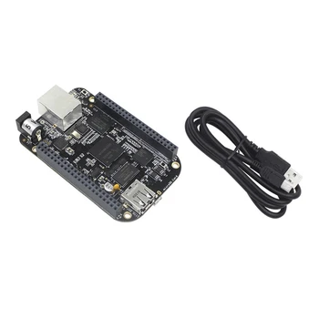 Для Beaglebone BB Черный Встроенный AM3358 512 МБ DDR3 + 4 ГБ EMMC Flash BB Черный AI Linux ARM Плата разработки + USB Кабель