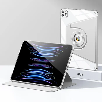 Съемный Магнитный чехол с вращением на 360 Градусов для iPad Pro 12,9 11 10,5 9,7 10,2 9-й 8-й 7-й Air 5 4 3 2 1 Smart Cash Cover