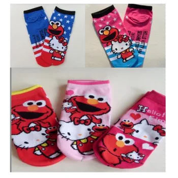 30 пар Оптовых продаж, Новые модные носки с героями мультфильмов, Милые носки Kawaii с принтом