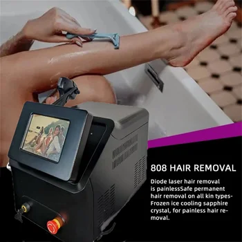 Профессиональная Машина для удаления волос Лазера Диода Тройной длины волны с Постоянным Безболезненным Охлаждением Для лица