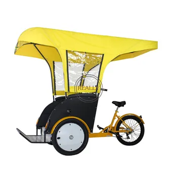 T02B Электрический Велосипед-рикша для прогулок по улицам С мотором мощностью 500 Вт, 7-ступенчатый Трехколесный Велосипед E-Pedicab с детским сиденьем