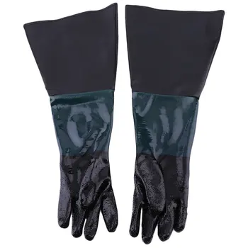 1 Пара 600 мм прочных мягких сверхмощных защитных сменных перчаток для пескоструйной обработки для работы в шкафу для пескоструйной обработки