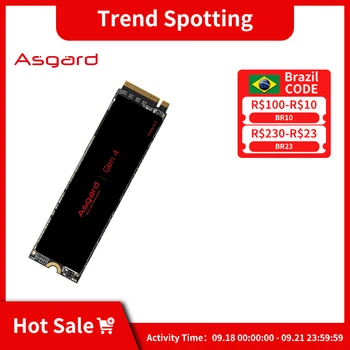Твердотельный накопитель Asgard M2 512Gb PCIe 4.0 Lite SSD NVME 512Gb 1Tb 2Tb Внутренний Жесткий диск для Кэша ноутбука