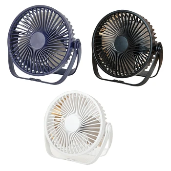 Мини Настольный вентилятор Настольный вентилятор с бесшумным 3 скоростями USB Charing Fan для помещений 918D