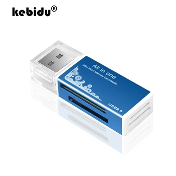 kebidu Multi All in 1 Micro USB 2,0 Адаптер для Чтения карт памяти Mini SD SDHC TF M2 MMC MS PRO DUO Card Reader