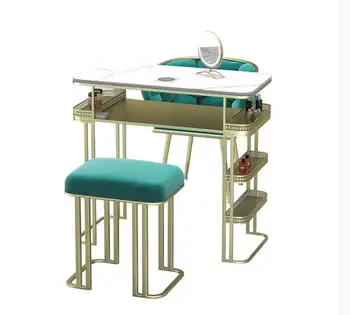Мощный пылесос, маникюрный стол и набор стульев, маникюрный стол на одного и двоих человек, полный комплект освещения