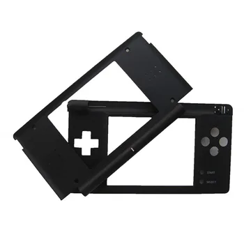 100 ШТ Черная Пластиковая оболочка, Верхняя/Нижняя Рамка ЖК-экрана для DS Lite для игровой консоли NDSL, корпус экрана дисплея, Оболочка