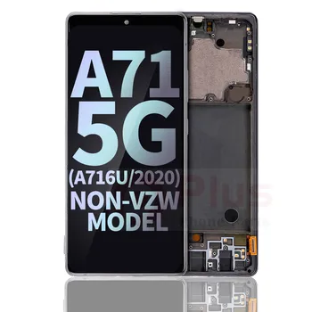 OLED-дисплей в сборе с заменой рамки для Samsung Galaxy A71 5G (A716U/2020) (Пакет обновления) (Prism Cube Black)