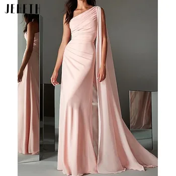 Элегантное Розовое вечернее платье 