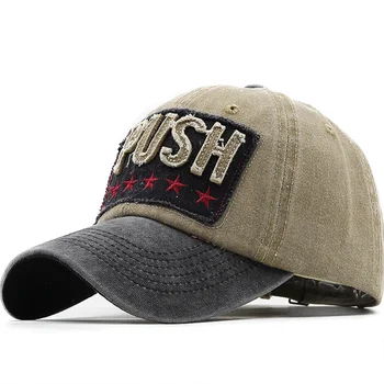 Новый вымыты шаблон хлопок кепка для мужчин рыбалка бейсболка snapback хип-хоп шляпа для женщин Винтаж папа шляпа бейсбольная кепка бренд