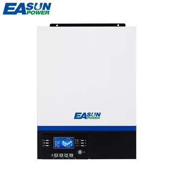EASUN POWER Bluetooth 220 В 48 В 50 Гц 500 В постоянного тока 80A 5000 Вт чистый синусоидальный солнечный инвертор