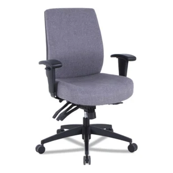 Высокопроизводительное Многофункциональное рабочее кресло Alera HPT4241 серии Wrigley 24/7 со средней спинкой - серый