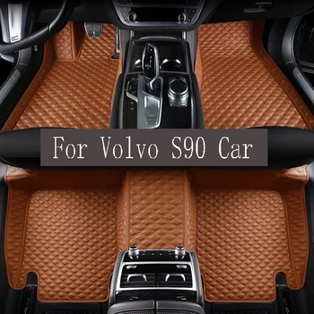 Для автомобильного коврика Volvo S90 Volvo S90 Водонепроницаемый, износостойкий и легко моющийся автомобильный коврик для пола 2016-2017 выпуск моделей