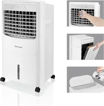 Портативный испарительный охладитель CFM для помещений, увлажнитель воздуха и вентилятор, Болотный охладитель для помещений площадью до 430 кв. Футов.