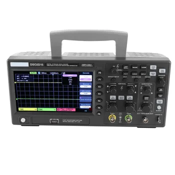 осциллограф DS02D15 150 МГц 8 М (2 канала) Цифровой запоминающий Осциллограф с частотой дискретизации 1 гса/с с источником сигнала