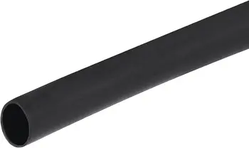 Термоусадочная трубка Keszoox 3: 1, кабельная втулка, 3 мм (1/8 дюйма) Диаметр 5,5 мм Плоский 20 футов Черный