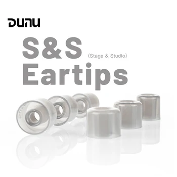Силиконовые ушные вкладыши DUNU S & S Stage & Studio, ушные вкладыши L/M/S (3 пары) для насадок диаметром от 4-5,5 мм