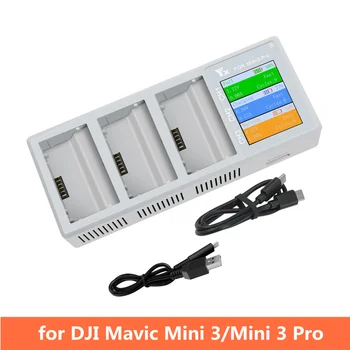 Зарядный концентратор для дрона DJI Mini 3 PRO, зарядное устройство для дворецкого с цифровым дисплеем, зарядное устройство для быстрой зарядки аккумуляторной батареи Для DJI Mini 3