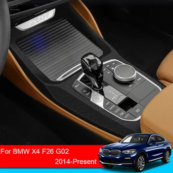 Наклейка для салона автомобиля BMW X4 F25 G02 2014-2025, Наклейка на Подъемную оконную панель, Защитная пленка для коробки передач, приборной панели, Автоаксессуар