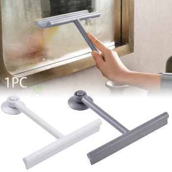 Напольное экологичное зеркало с длинной ручкой, настенное средство для чистки стекол, бытовой съемный скребок для мытья окон в ванной