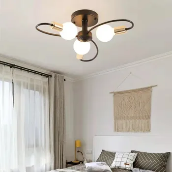 Современный простой потолочный светильник столовая гостиная спальня Магазин одежды креативный потолочный светильник железный локоть персонализированная необычная лампа