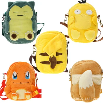 TAKARA TOMY Рюкзак Пикачу, детская сумка с покемонами, школьная сумка на плечо для мальчиков и девочек, Детская сумка с покемонами для подростков, сумка с карманным монстром