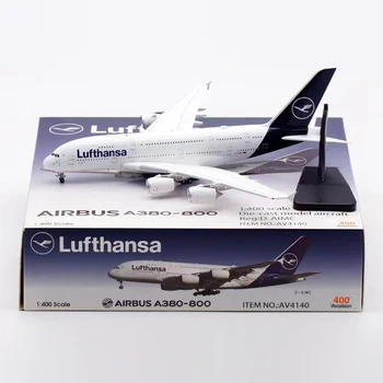 Масштаб 1:400, модель самолета из сплава Lufthansa Airlines A380 380 Для взрослых фанатов, коллекционный сувенир